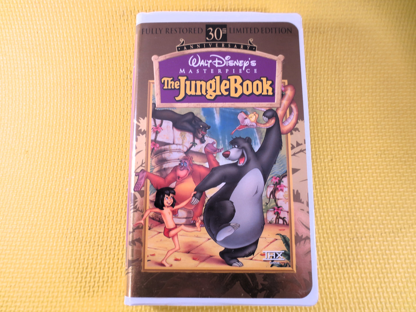 The JUNGLE BOOK, Rare Vhs 11070, The Jungle Book Video, Walt Disney Vhs, The Jungle Book Vhs, Disney Classic Vhs, Disney Vhs, Disney Movies