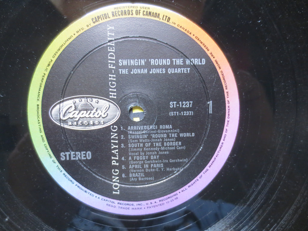 Jonah Jones Quartet – Swingin' 'Round the World (1959) Vinyl LP