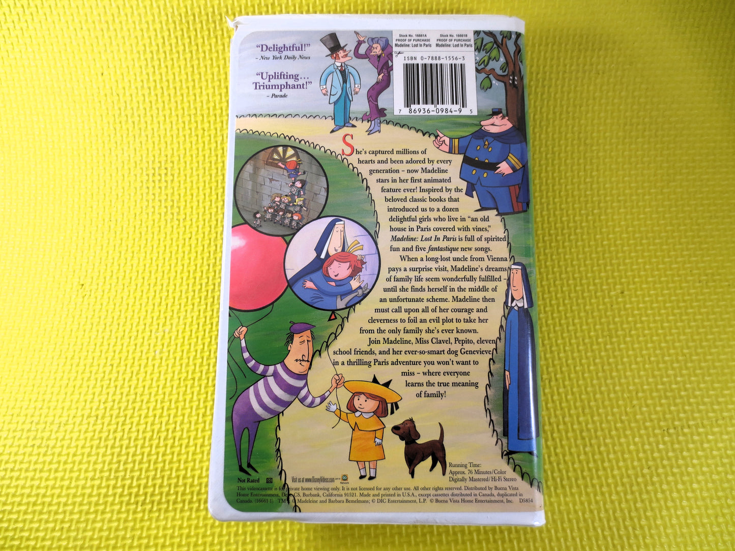 MADELINE, LOST in PARIS, Rare Vhs 166613, Madeline Video, Walt Disney Vhs, Madeline Vhs, Disney Classic Vhs, Disney Vhs, Disney Movies, Vhs