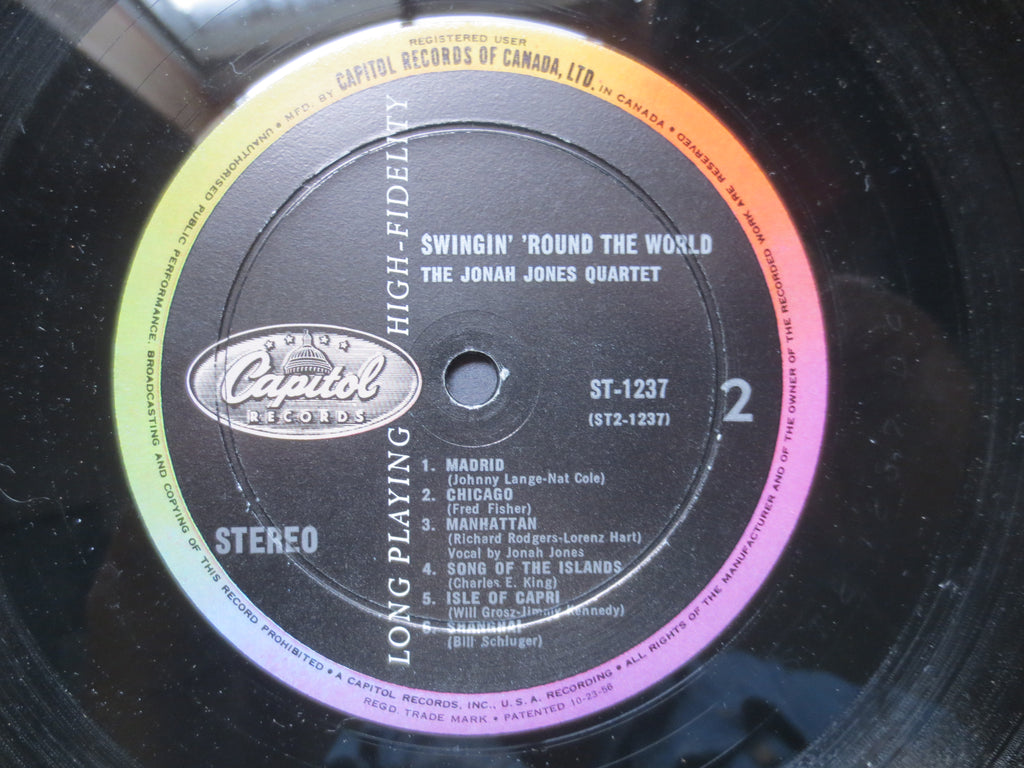 Jonah Jones Quartet – Swingin' 'Round the World (1959) Vinyl LP