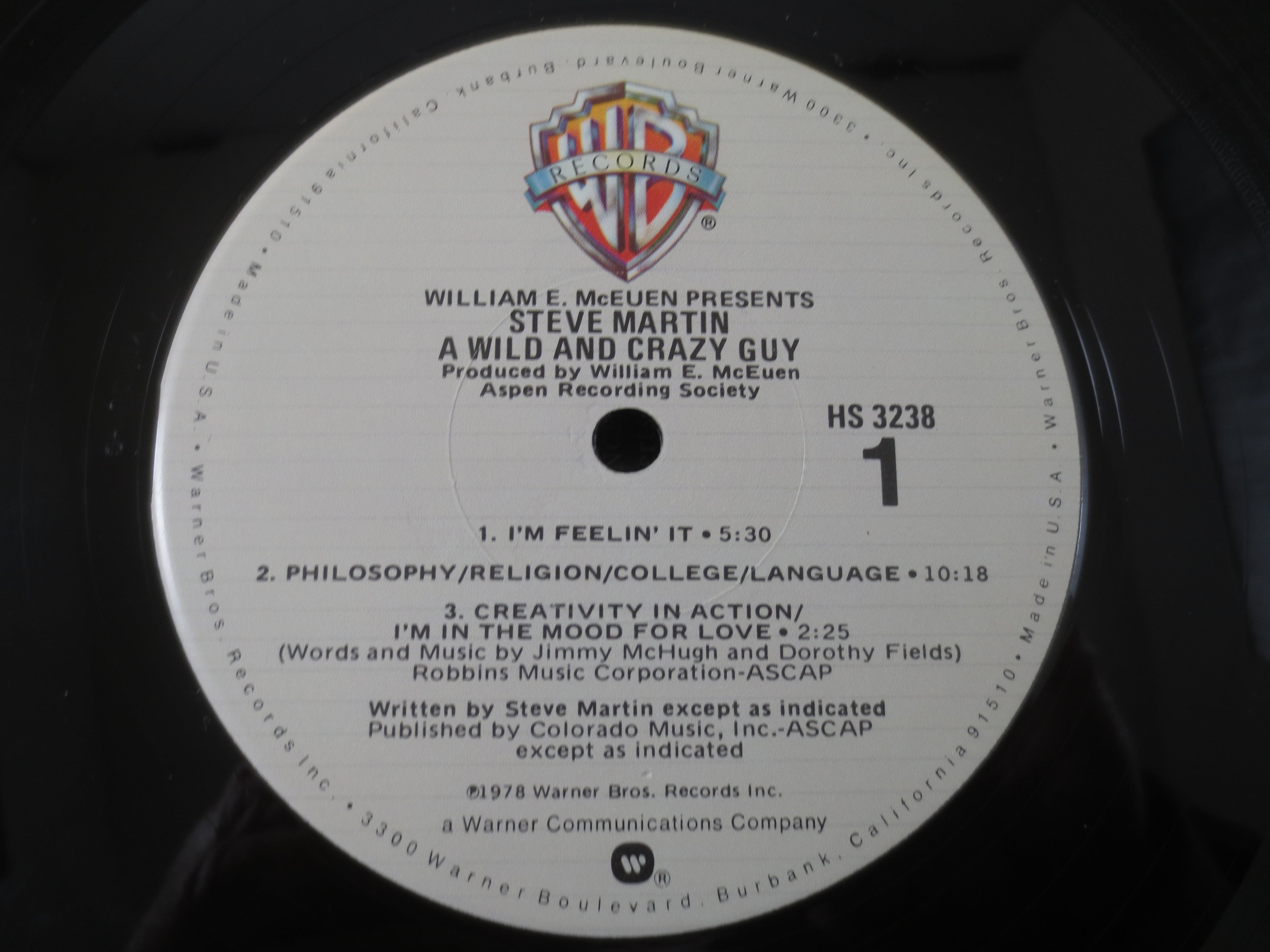 Steve Martin – A Wild and Crazy Guy (1978) Vinyl LP