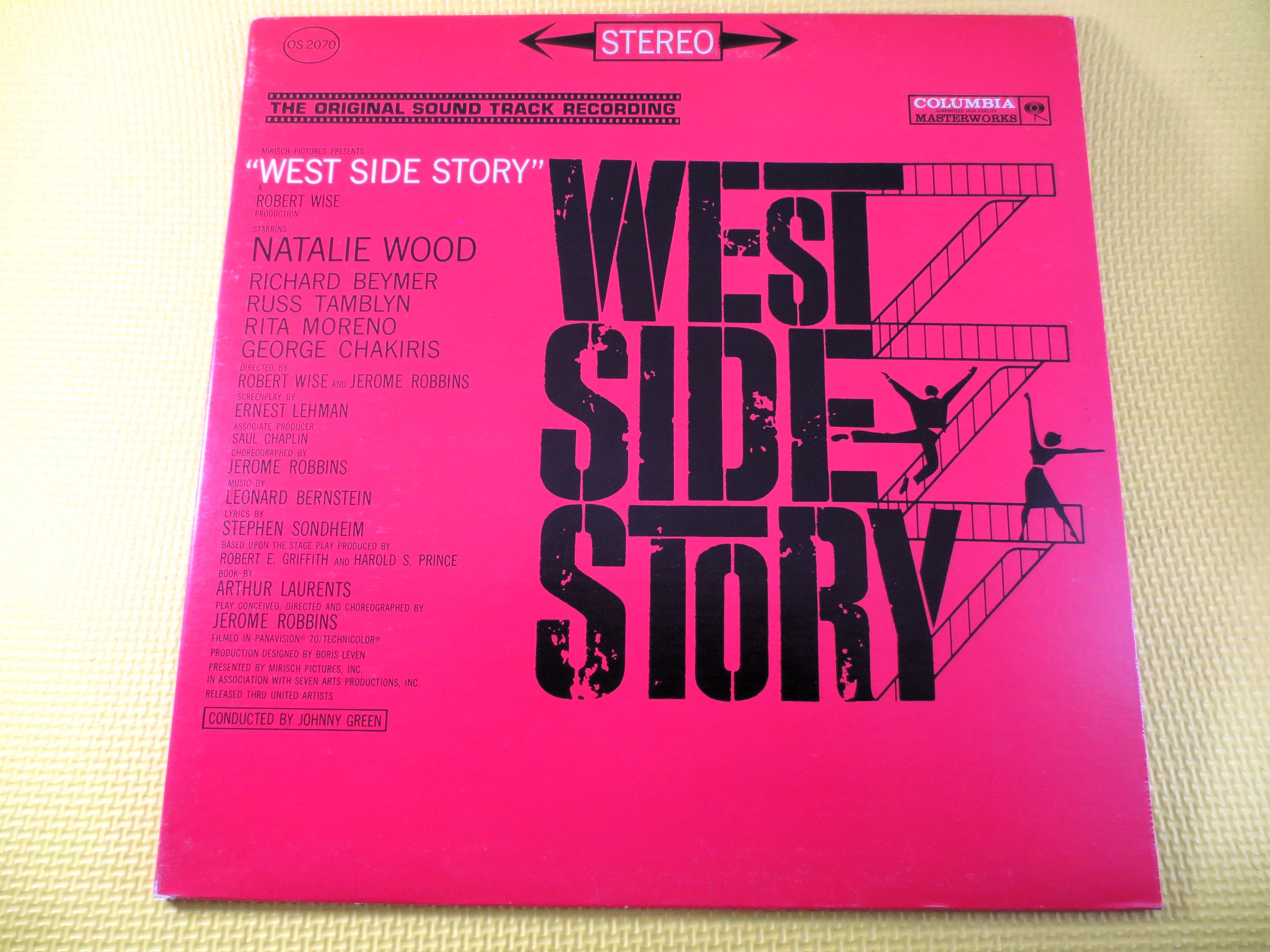 WEST SIDE Story, Leonard BERNSTEIN, Original Soundtrack, Jazz Records, Vintage Vinyl, West Side Story Lp, Leonard Bernstein Lp, 1961 Records