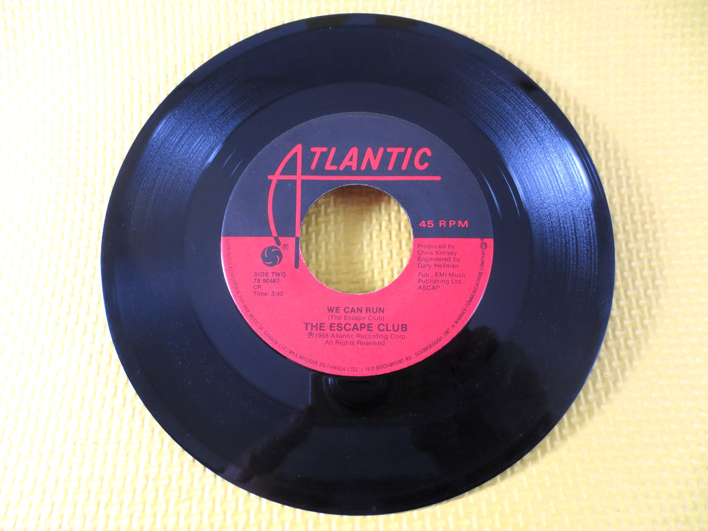 Wild WILD West, The ESCAPE Club, 45 Rpm Records, Wild Wild West 45rpm, Wild Wild West Song, Escape Club Record, Juke Box Record, 1988 Record