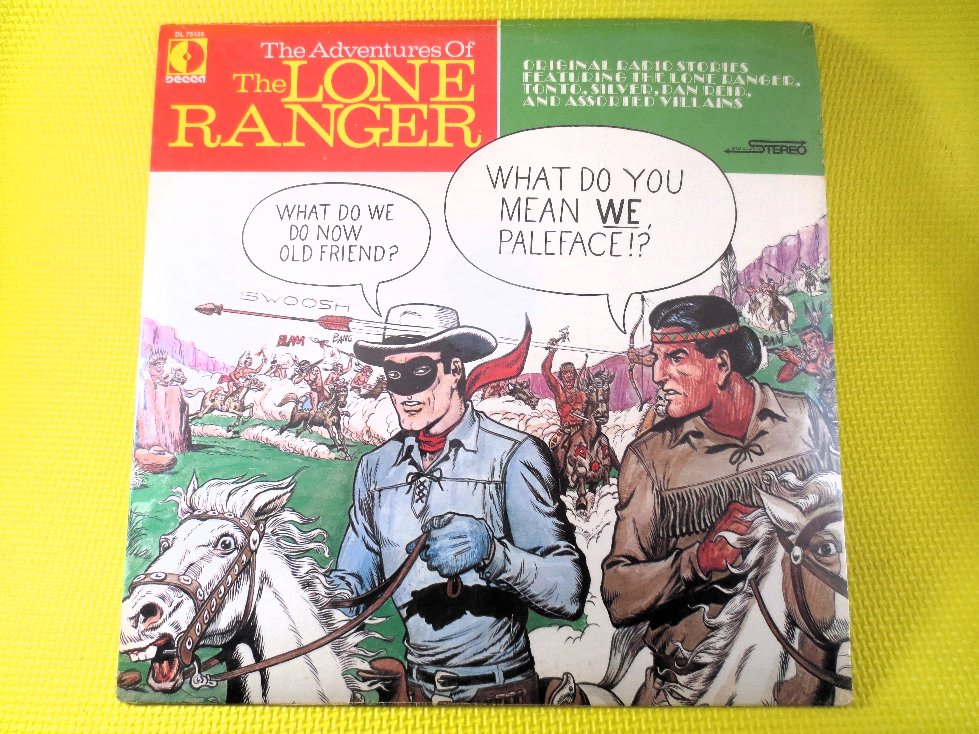 The Lone Ranger – The Adventures of the Lone Ranger (1969) Vinyl LP — Factory Sealed