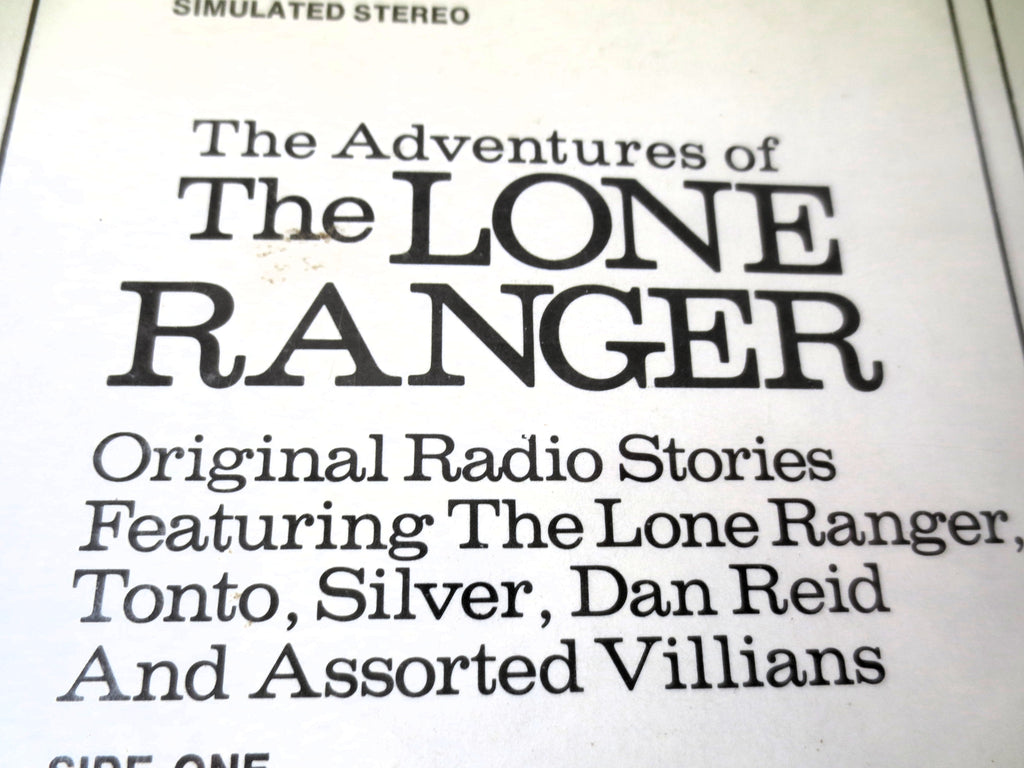 The Lone Ranger – The Adventures of the Lone Ranger (1969) Vinyl LP — Factory Sealed