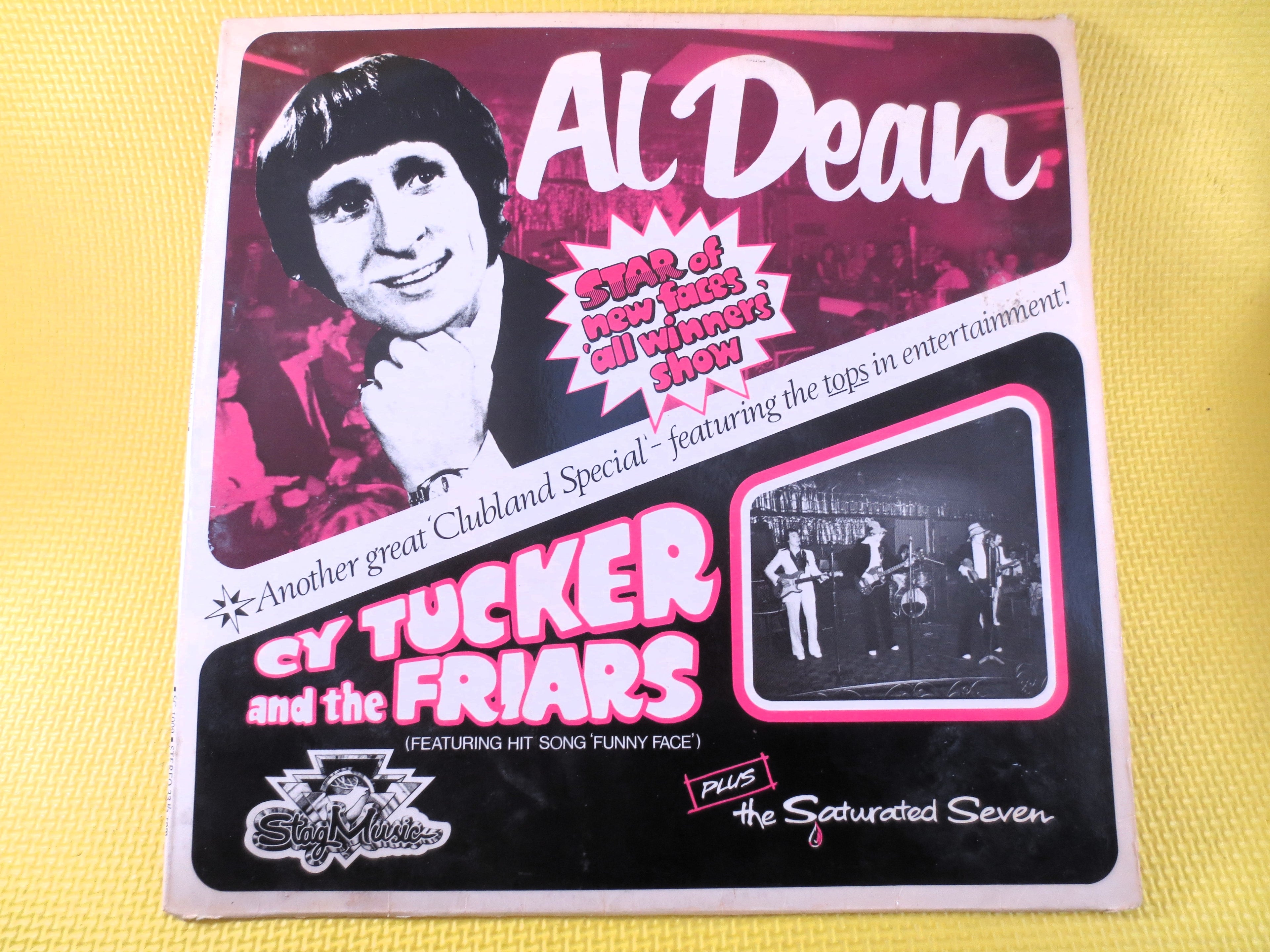 AL DEAN, Cy TUCKER and The Friars, Comedy Record, Comedy Album, Novelty Records, Novelty lps, Funny Albums, Vintage Records, 1961 Records