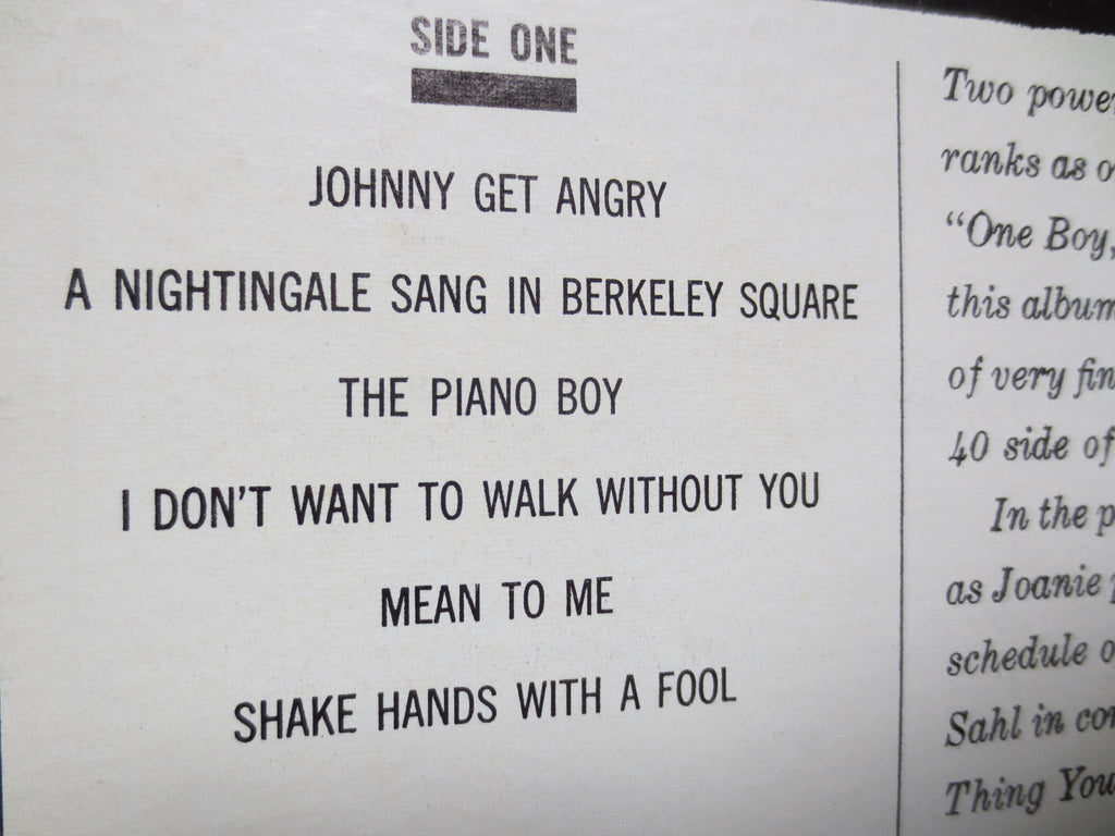 JOANIE SOMMERS, Johnny GET Angry, Joanie Sommers Album, Joanie Sommers Lp, 60s Lps, Pop Music Albums, 60s Lp, 1962 Records