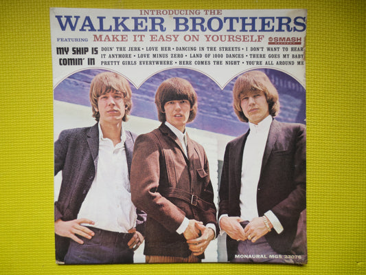 The WALKER BROTHERS, INTRODUCING, Walker Brothers Lp, Pop Music Record, Pop Music Album, Rock Album, Rock Lp, 1965 Records