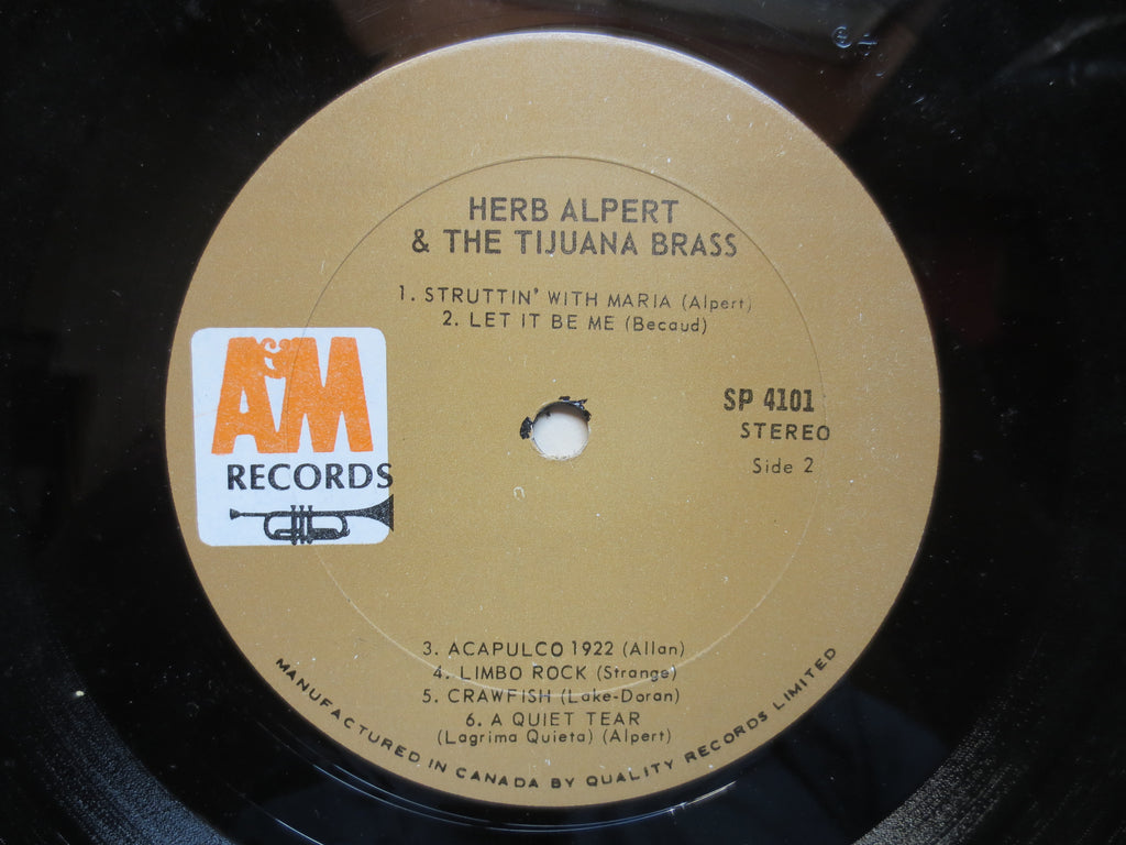 HERB ALPERT & The Tijuana Brass, The Lonely Bull, Vintage Album, 1962 Record, Vinyl Lp