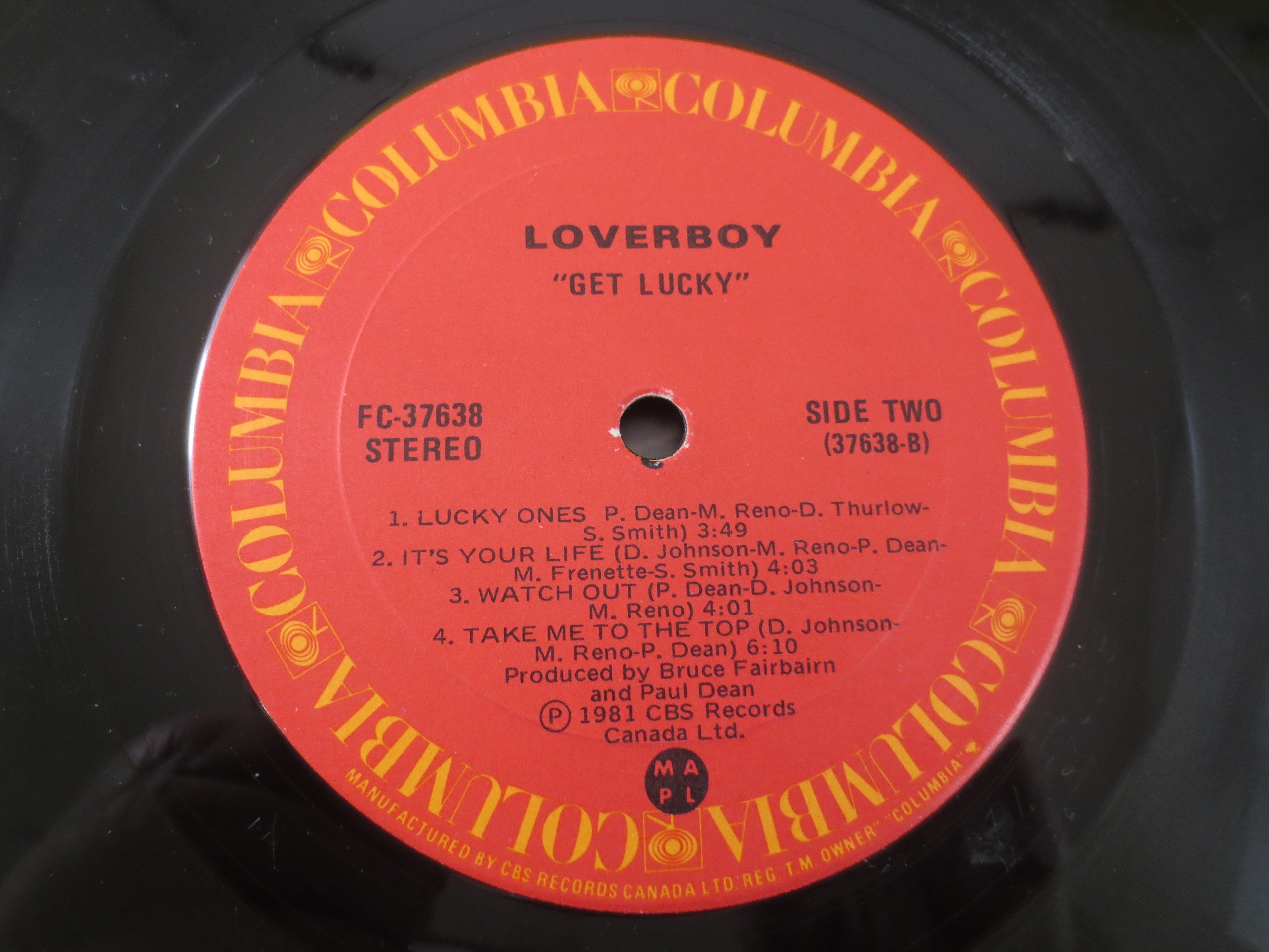 Loverboy – Get Lucky (1981) Vinyl LP