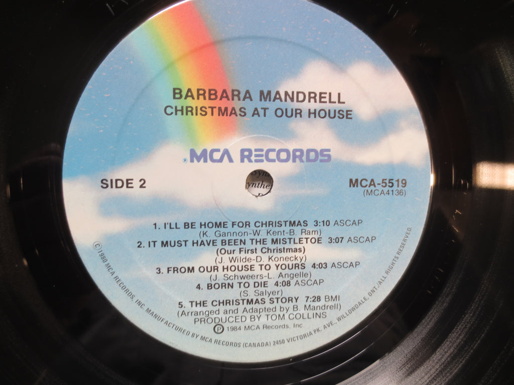 BARBARA MANDRELL, Christmas Album, 1985 Record, Vinyl Lp