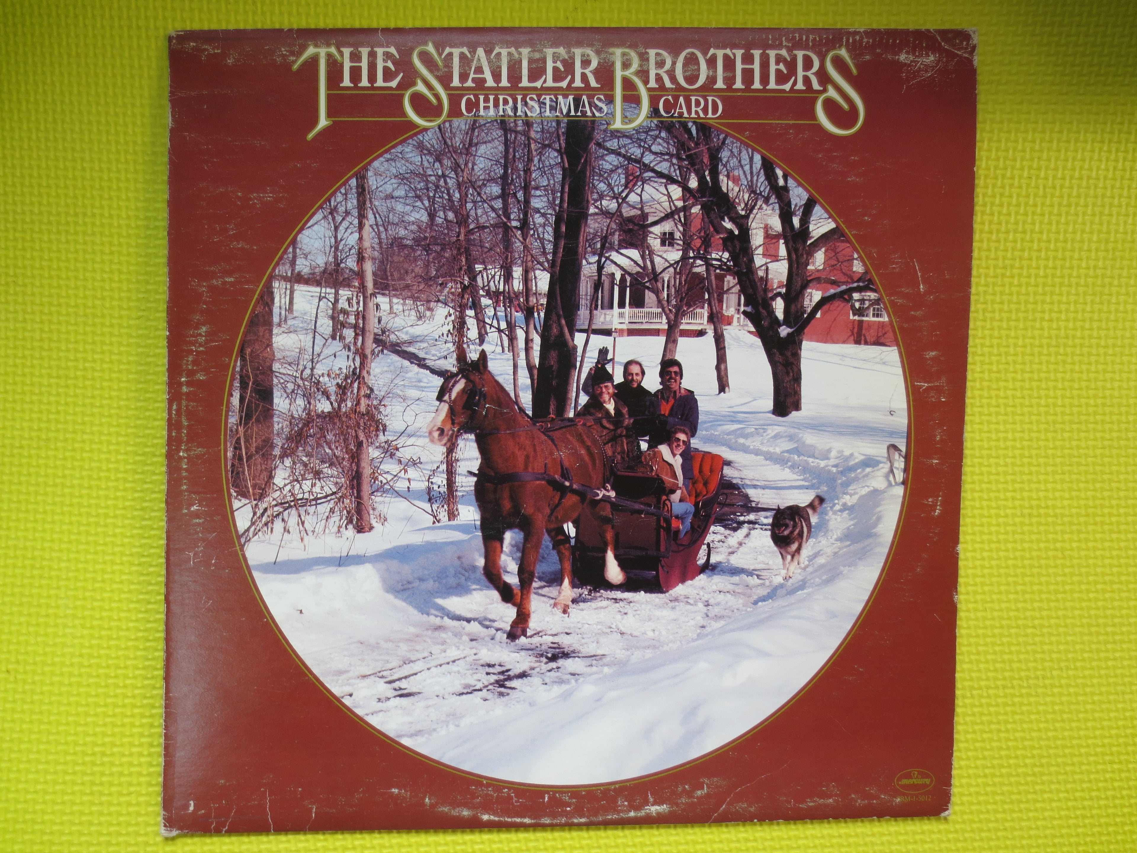 The STATLER BROTHERS, Christmas Card, Vintage Album, 1978 Record, Vinyl Lp