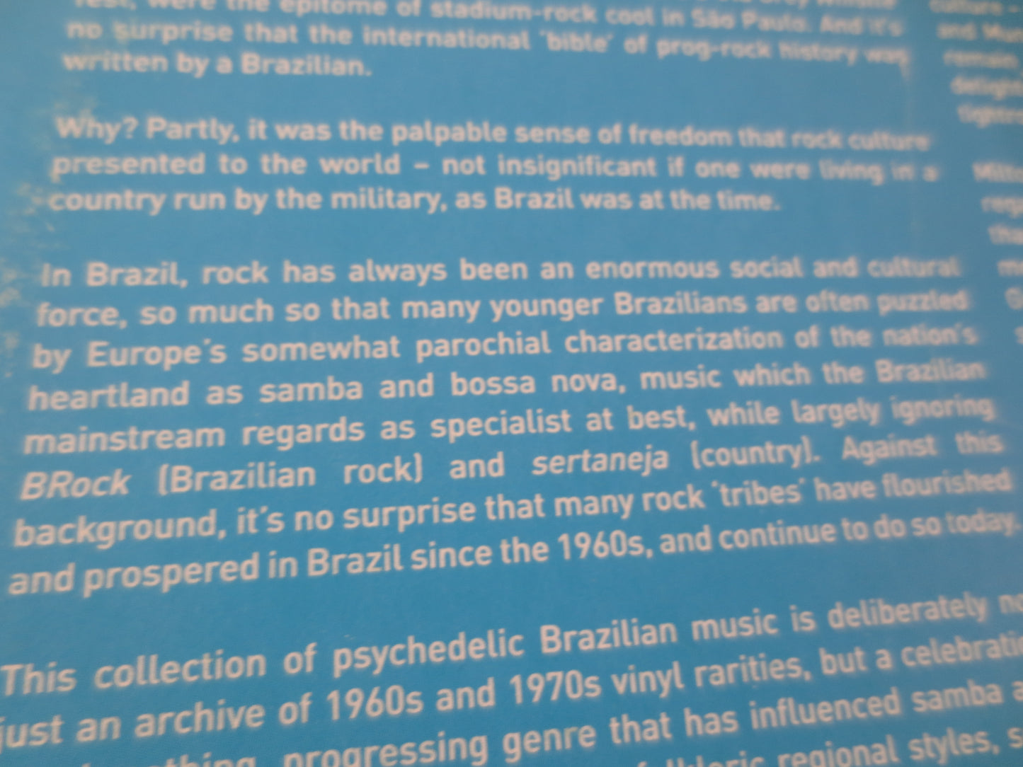 Rough Guide To Psychedelic Brazil, Laranja Freak Record, Tom Ze Album, Siba Record, Lula Cortes Record, Vintage Records, Jose Mauro Record