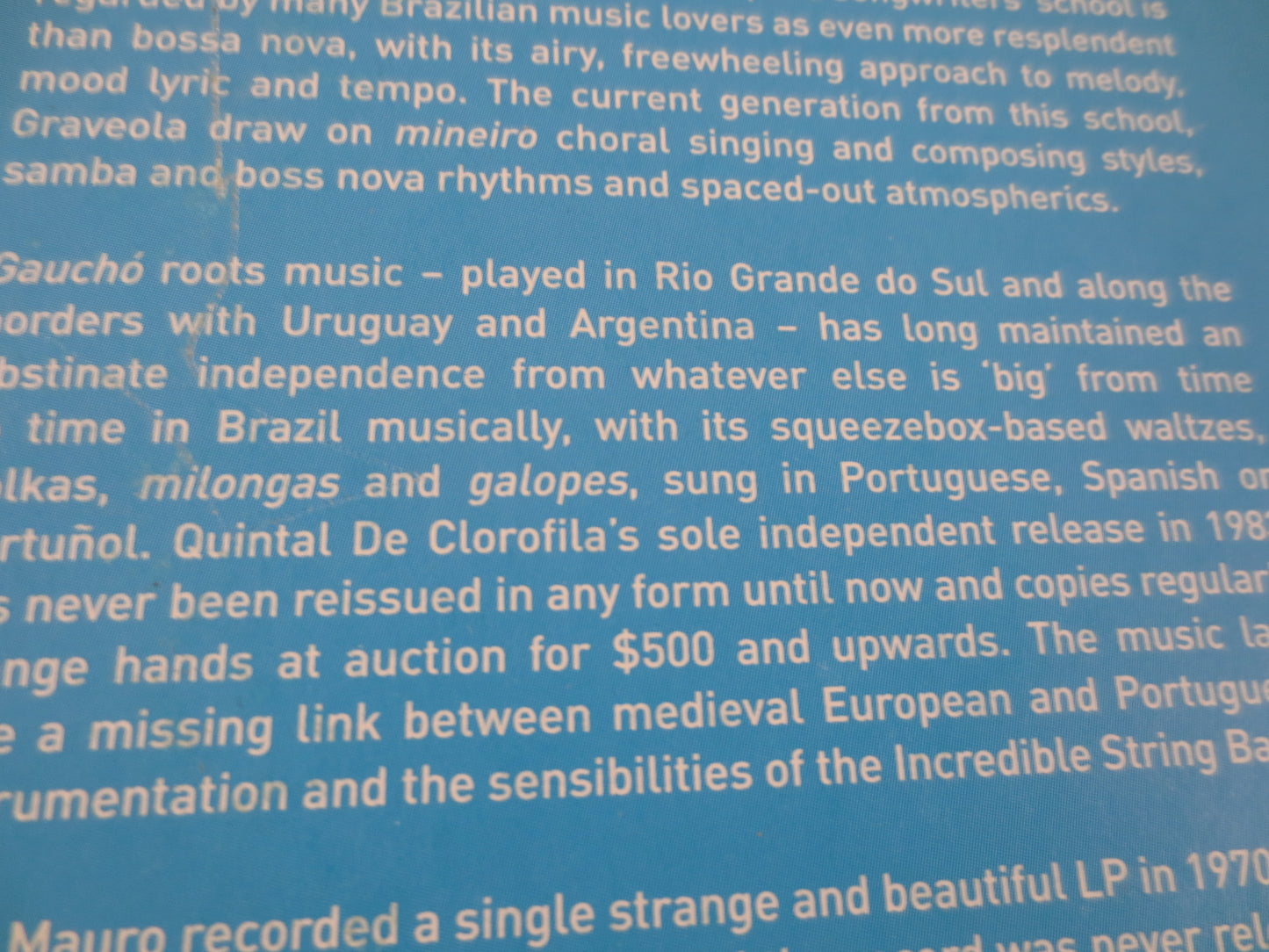 Rough Guide To Psychedelic Brazil, Laranja Freak Record, Tom Ze Album, Siba Record, Lula Cortes Record, Vintage Records, Jose Mauro Record