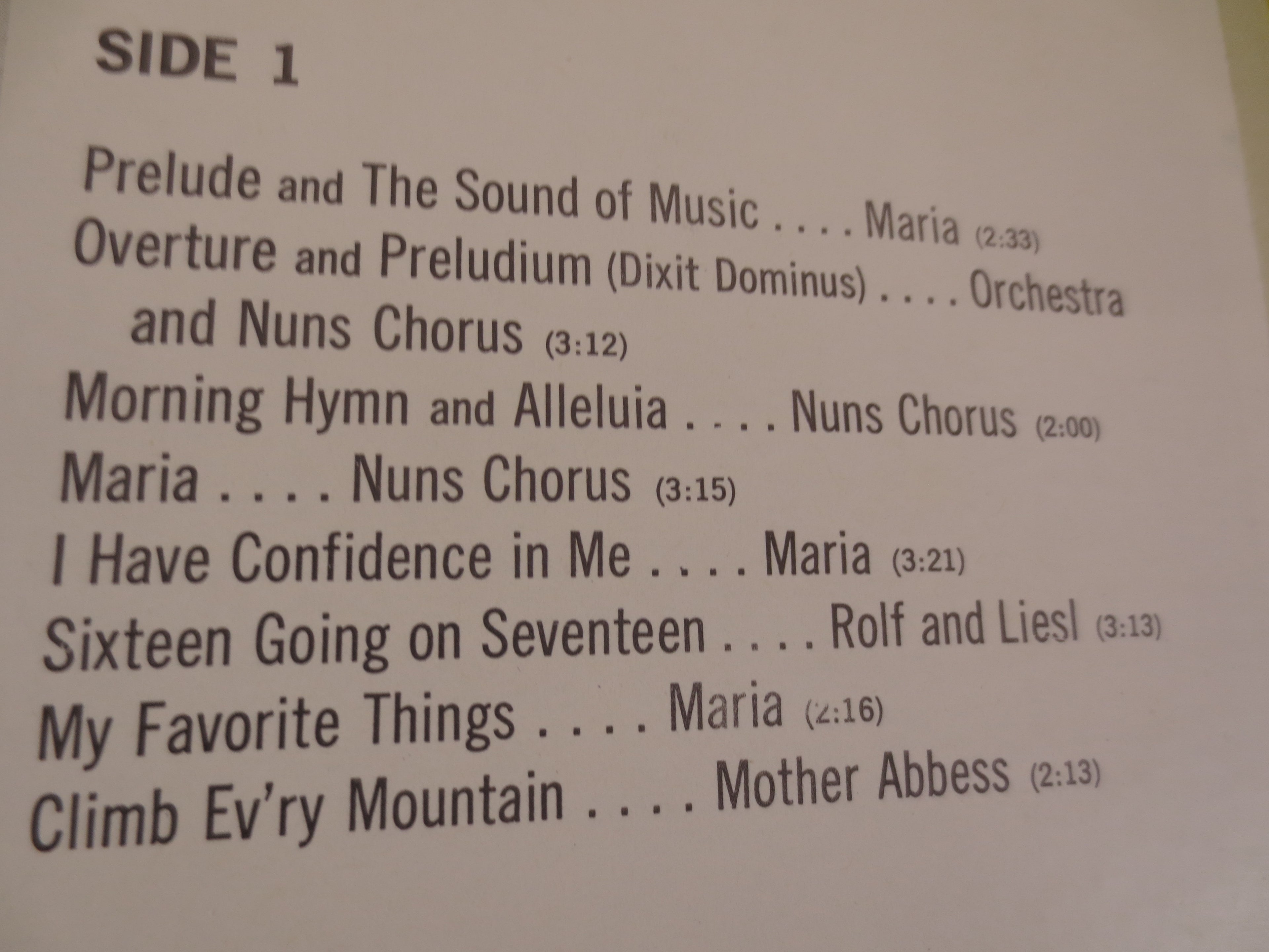 The SOUND of MUSIC, JULIE Andrews, Soundtrack Album, Sound of Music Album, Julie Andrews Vinyl, Childrens Lp, Vintage Records, 1965 Records