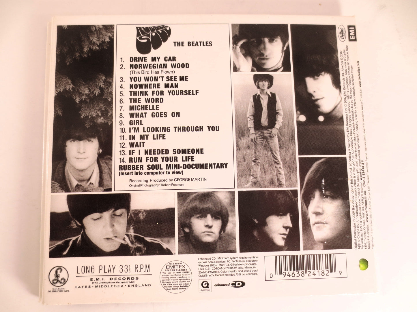 The BEATLES, RUBBER SOUL, The Beatles Cd, The Beatles Album, The Beatles Music, The Beatles Hits, John Lennon Cd, Vintage Cd's, Ringo Starr