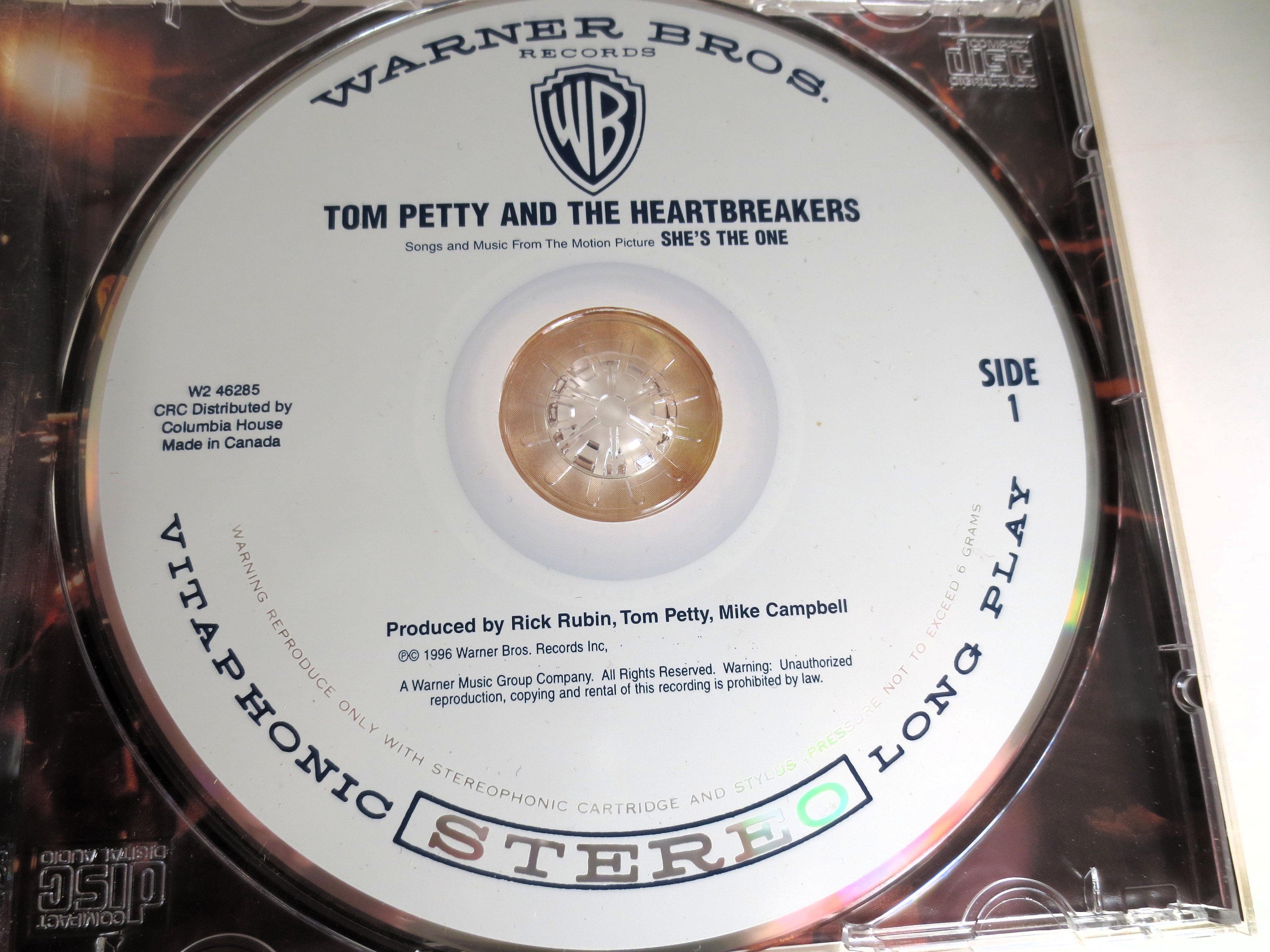 TOM PETTY, She's the One, 1996 Compact Disc, Vintage Cd