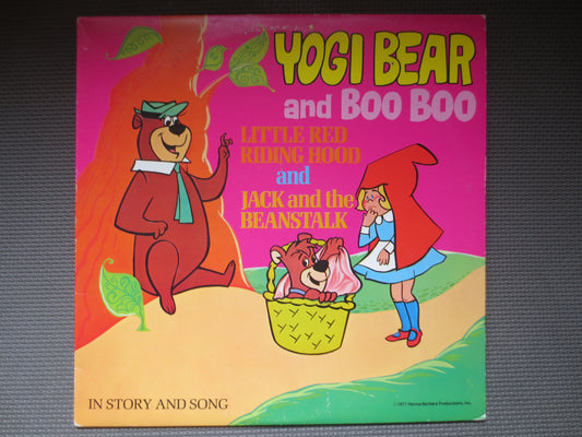YOGI BEAR, BOO Boo, Hanna-Barbera Record, Story and Song, Childrens Record, Lps, Kids Record, Childrens Album, 1977 Records