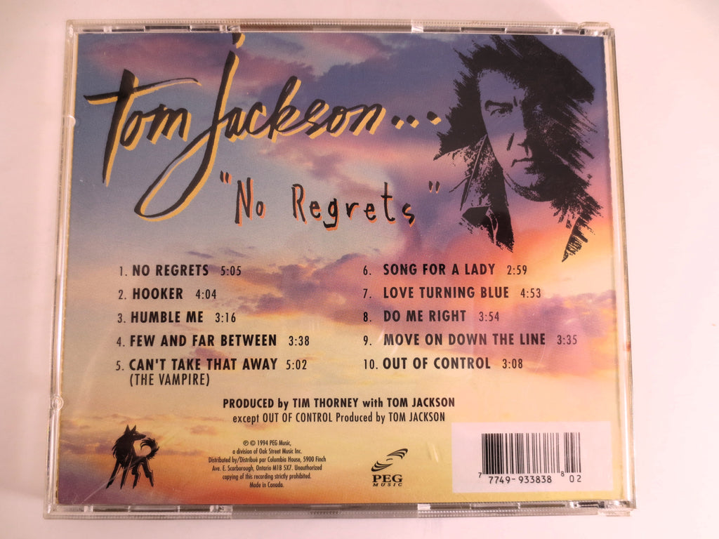 Tom Jackson – No Regrets (1994) CD