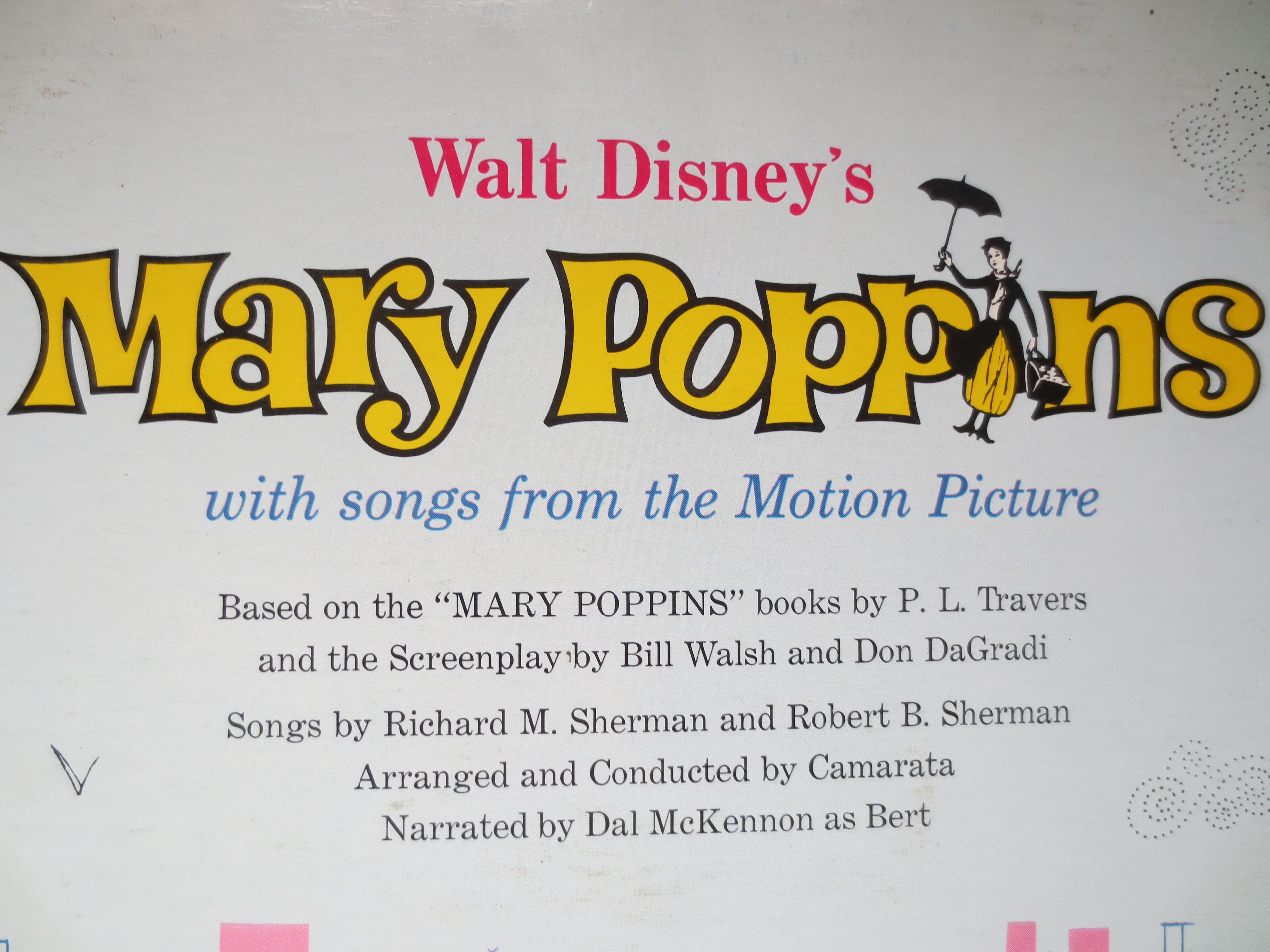 Mary Poppins – Disneyland Records (1964) Vinyl LP