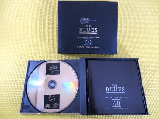 The BLUES, GOLD Collection DOUBLE Cd, Blues Cd, Muddy Waters Cd, Muddy Waters Album, Blues Music Cd, Blues Guitar Cd, 1994 Compact Disc