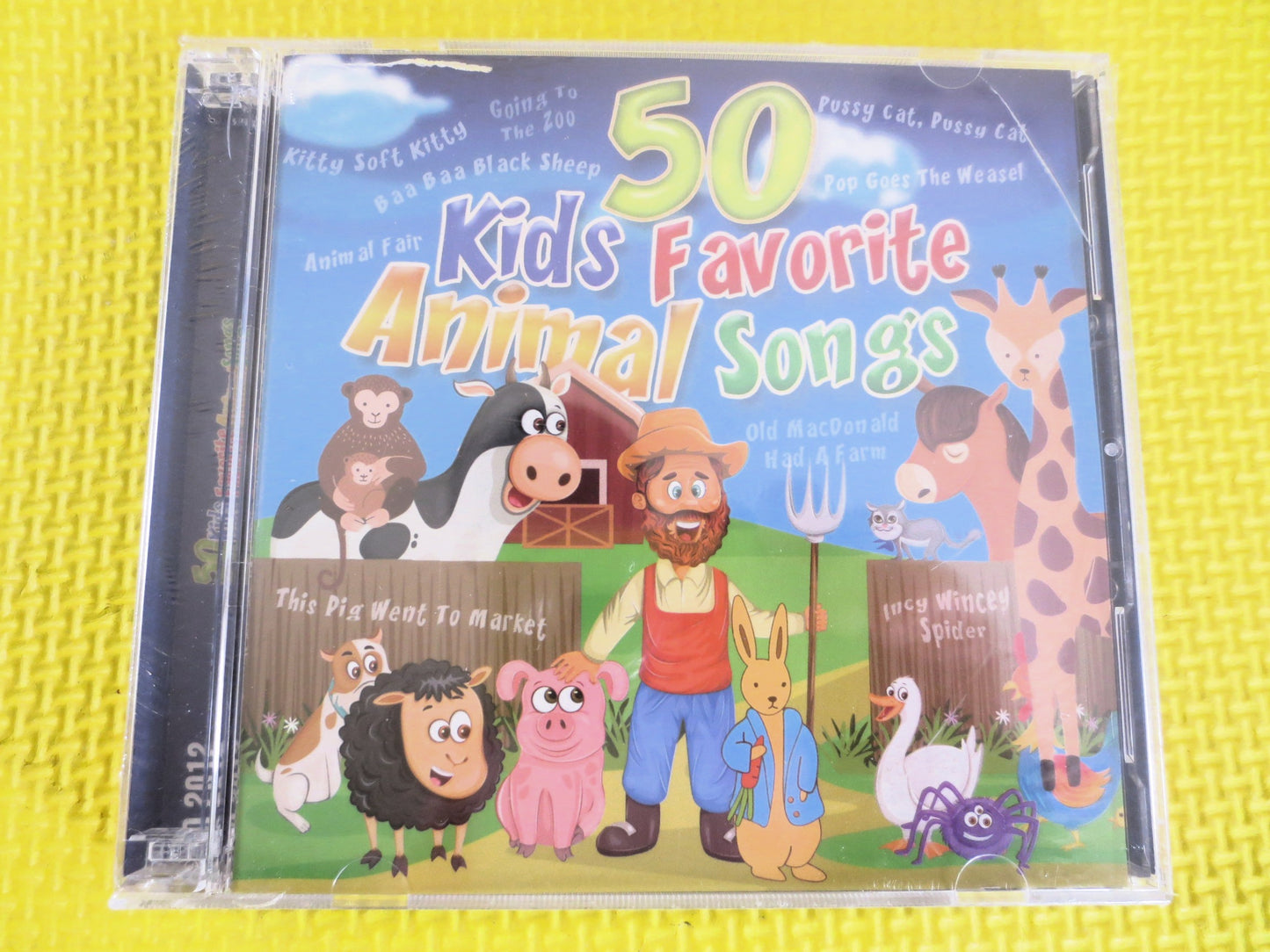 50 KIDS FAVORITE ANIMAL Songs, Kids Cd, Toddler Cd, Kids Compact Disc, Childrens Cd, Childrens Music, Kids Music Cd, Kids Music Cd, 2000 Cd