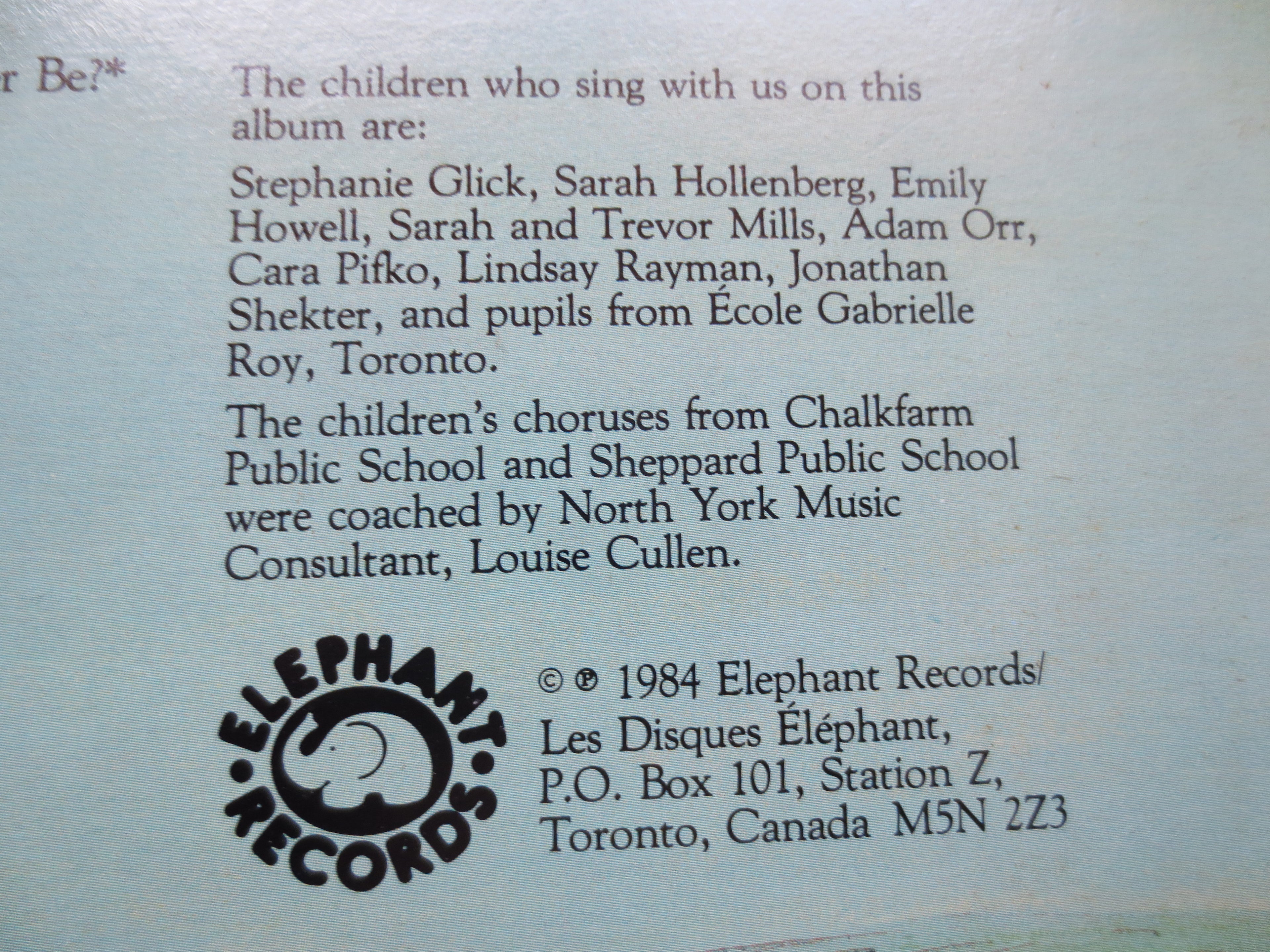 SHARON, LOIS & BRAM, Mainly Mother Goose, Vintage Album, 1984 Record, Vinyl Lp