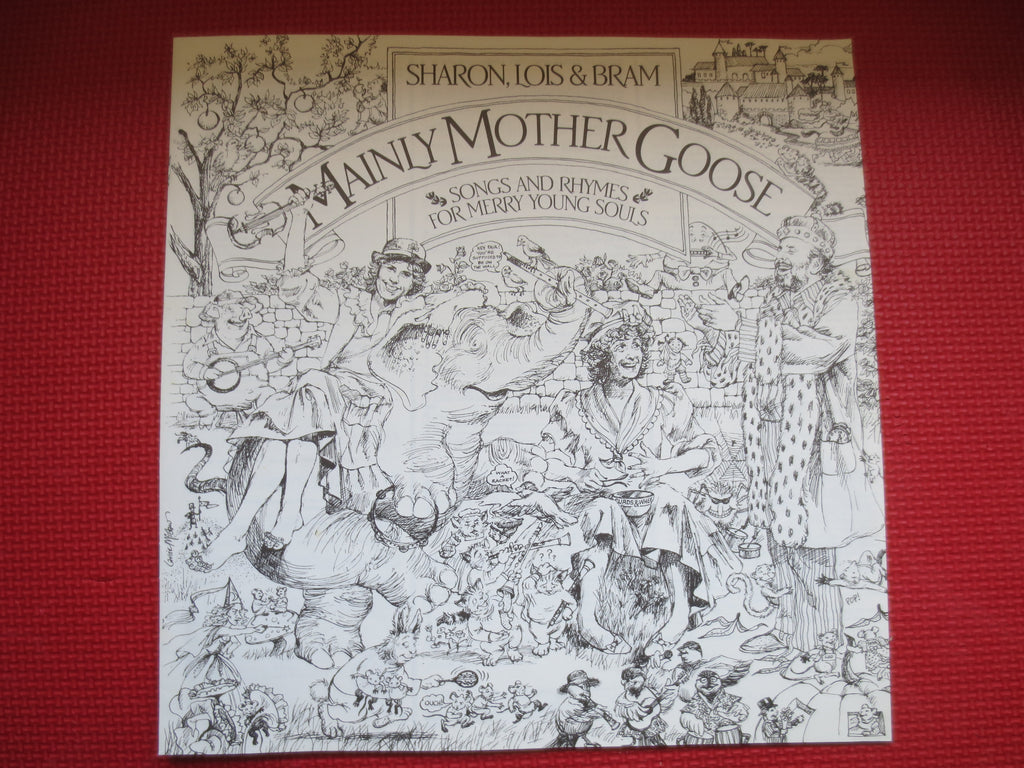 SHARON, LOIS & BRAM, Mainly Mother Goose, Vintage Album, 1984 Record, Vinyl Lp