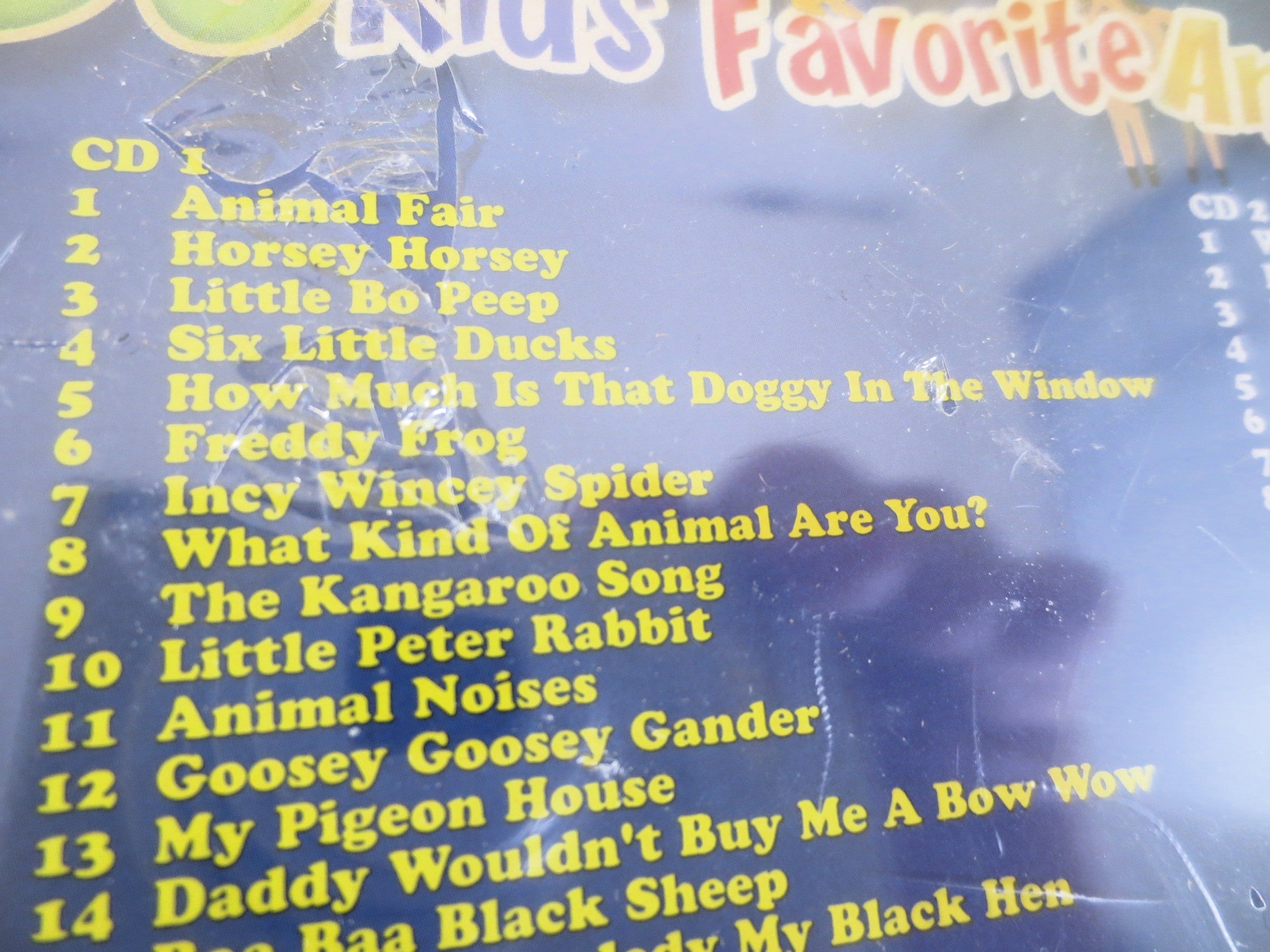 50 Kids' Favorite Animal Songs (2000) CD — Factory Sealed