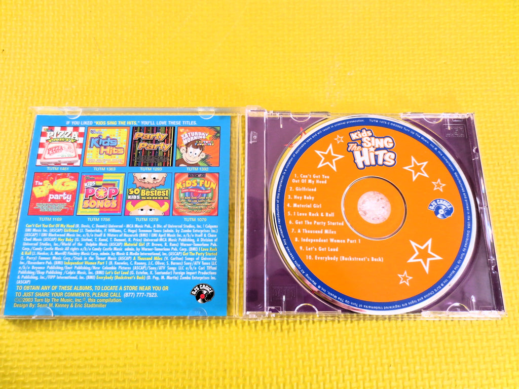 KIDS SING the HITS, Children's Music, 1999 Compact Disc, Vintage Cd