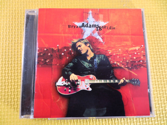 BRYAN ADAMS, 18 Til I Die, Bryan Adams Cd, Rock Cd, Bryan Adams Hits, Bryan Adams Lp, Classic Rock Cd, Vintage Rock, Vintage Cd's, 1996 Cd's