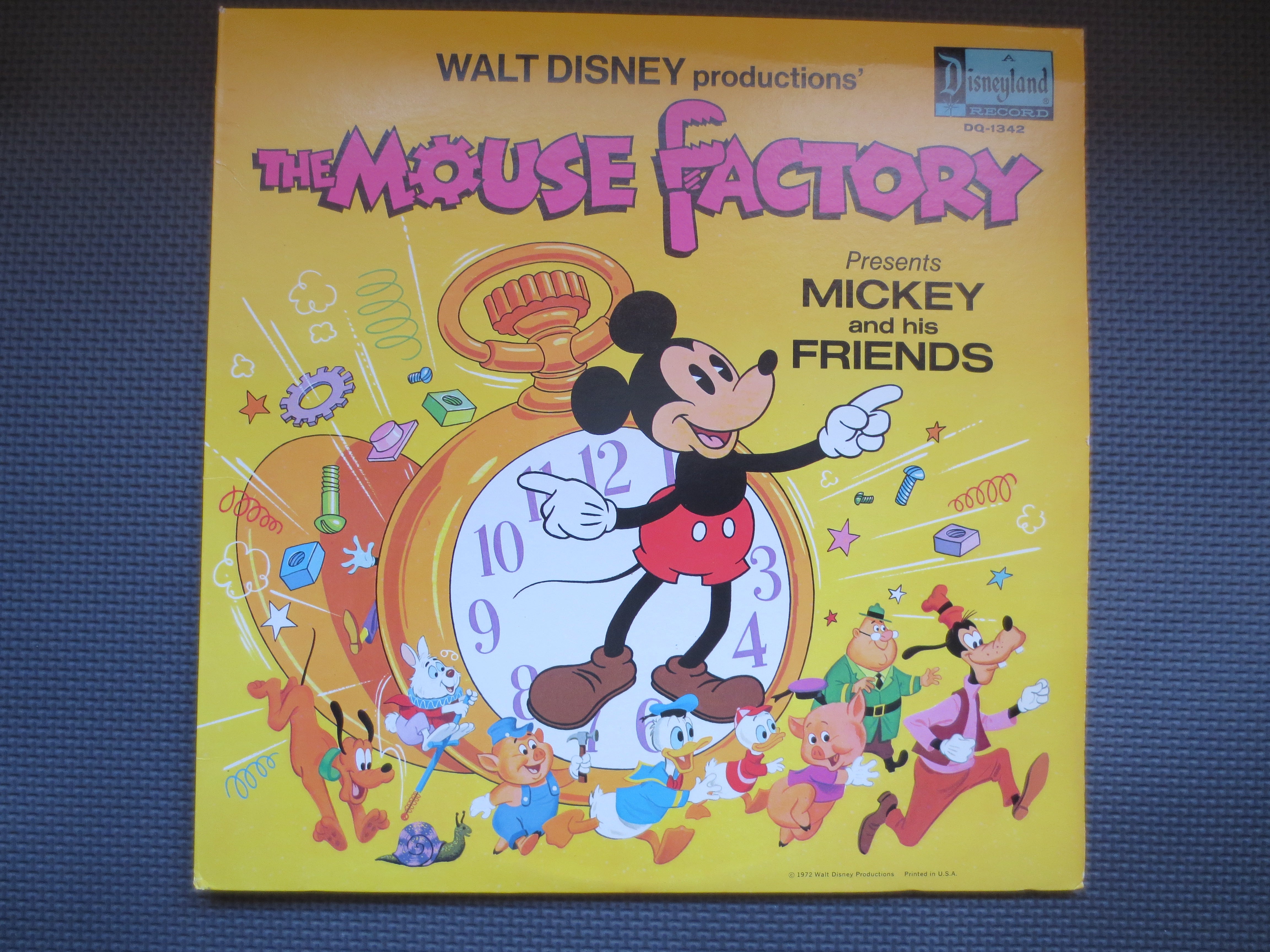 MOUSE FACTORY, DISNEYLAND Records, Disney Records, Disneyland Albums ...