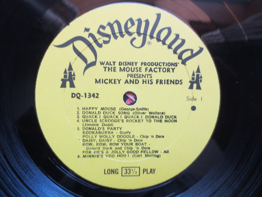 MOUSE FACTORY, DISNEYLAND Records, Disney Records, Disneyland Albums, Disney Album, Disneyland Vinyl, Disney, 1972 Records