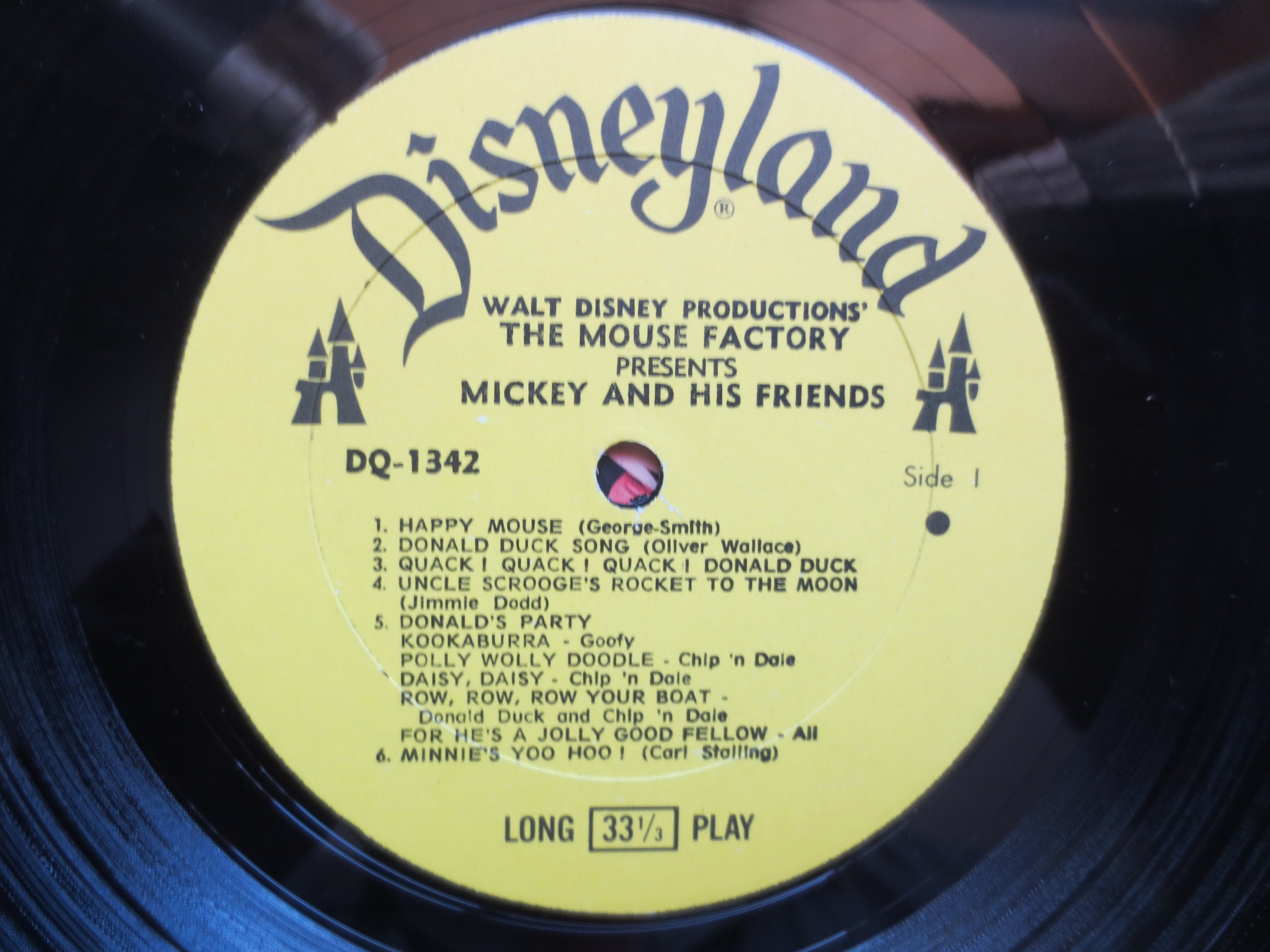 MOUSE FACTORY, DISNEYLAND Records, Disney Records, Disneyland Albums, Disney Album, Disneyland Vinyl, Disney, 1972 Records