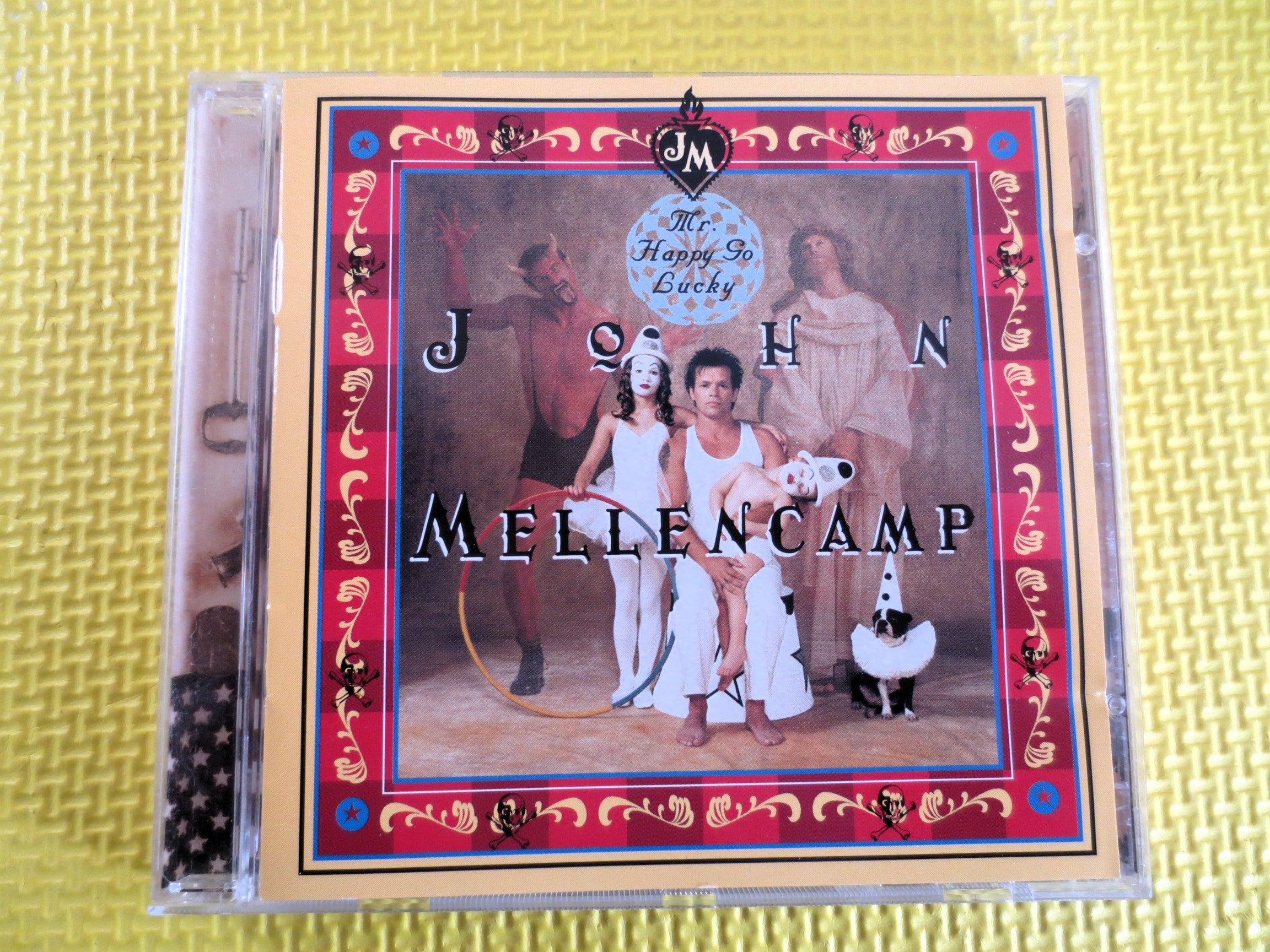 JOHN MELLENCAMP, Mr. Happy Go Lucky, John Cougar, 1996 Compact Disc, Vintage Cd