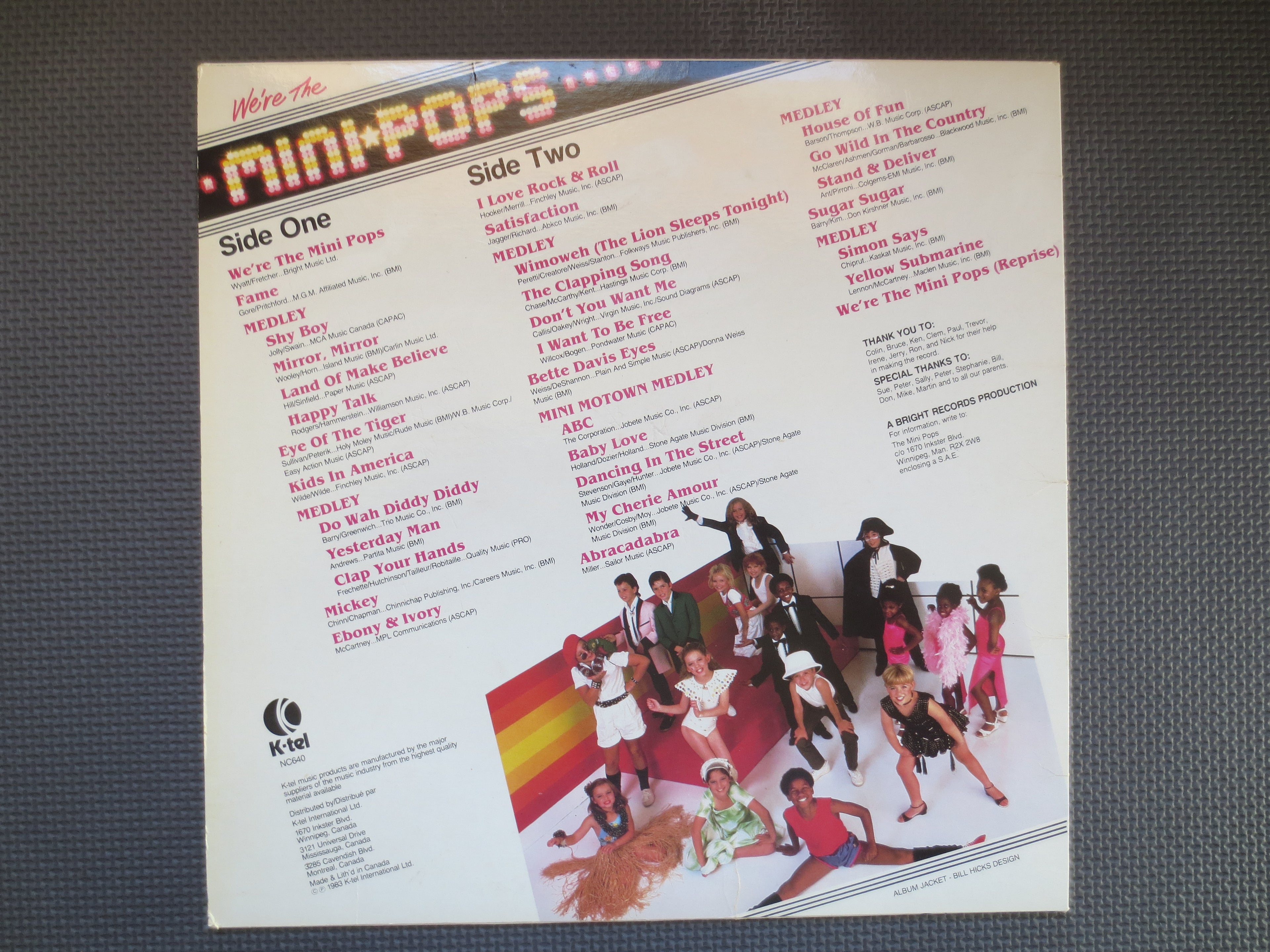 Mini-Pops – We're the Mini-Pops (K-Tel, 1983) Vinyl LP
