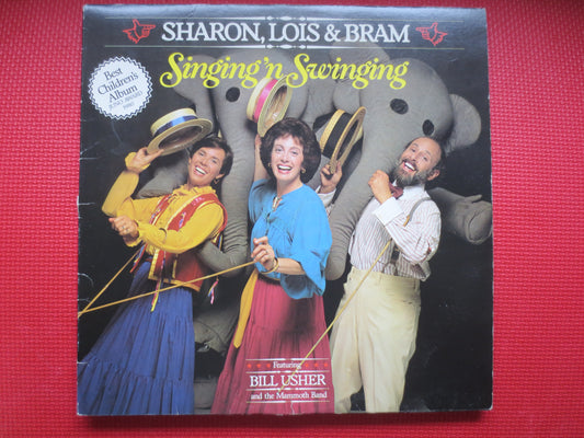 SHARON, LOIS and BRAM, Singing and Swinging, Childrens Records, Kids Record, Children Album, Kids Album, Lps,  1980 Records