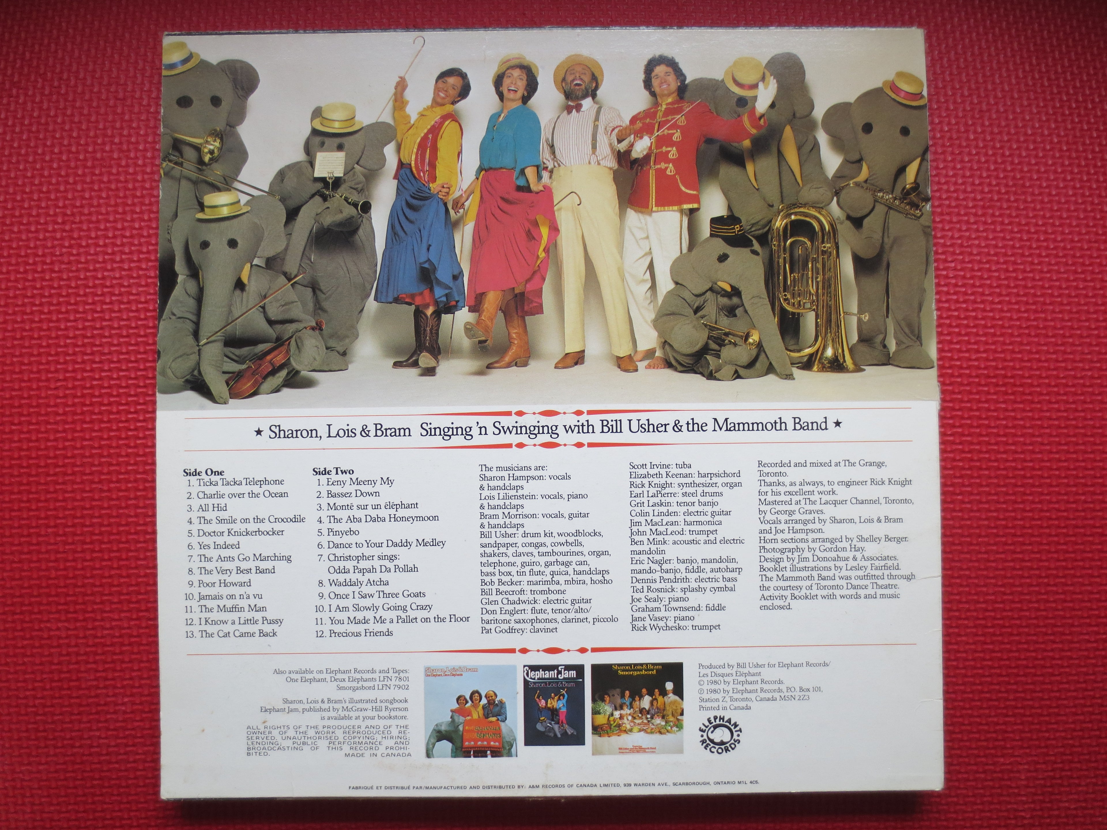Sharon, Lois & Bram – Singing and Swinging (1980) Vinyl LP