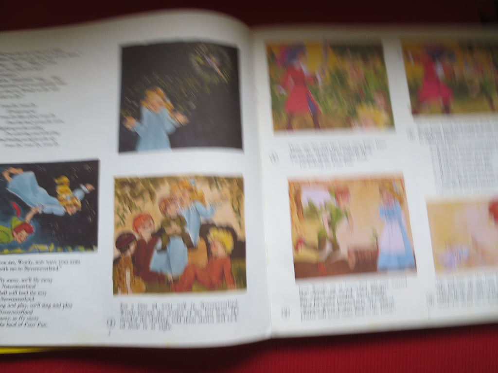 PETER PAN, Snow White, Gingerbread Man, 1977 Record, Vintage Children's Record