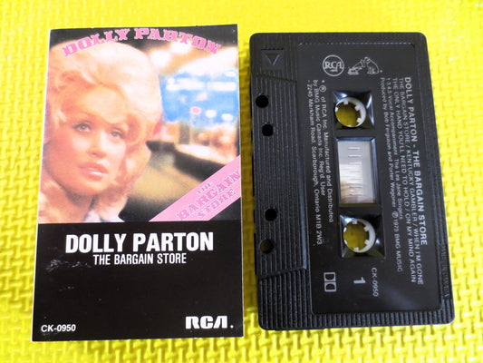 DOLLY PARTON, The BARGAIN Store, Dolly Parton Tape, Dolly Parton Hits, Dolly Parton Song, Music Tapes, Tapes, Cassette Tape, Music Cassette