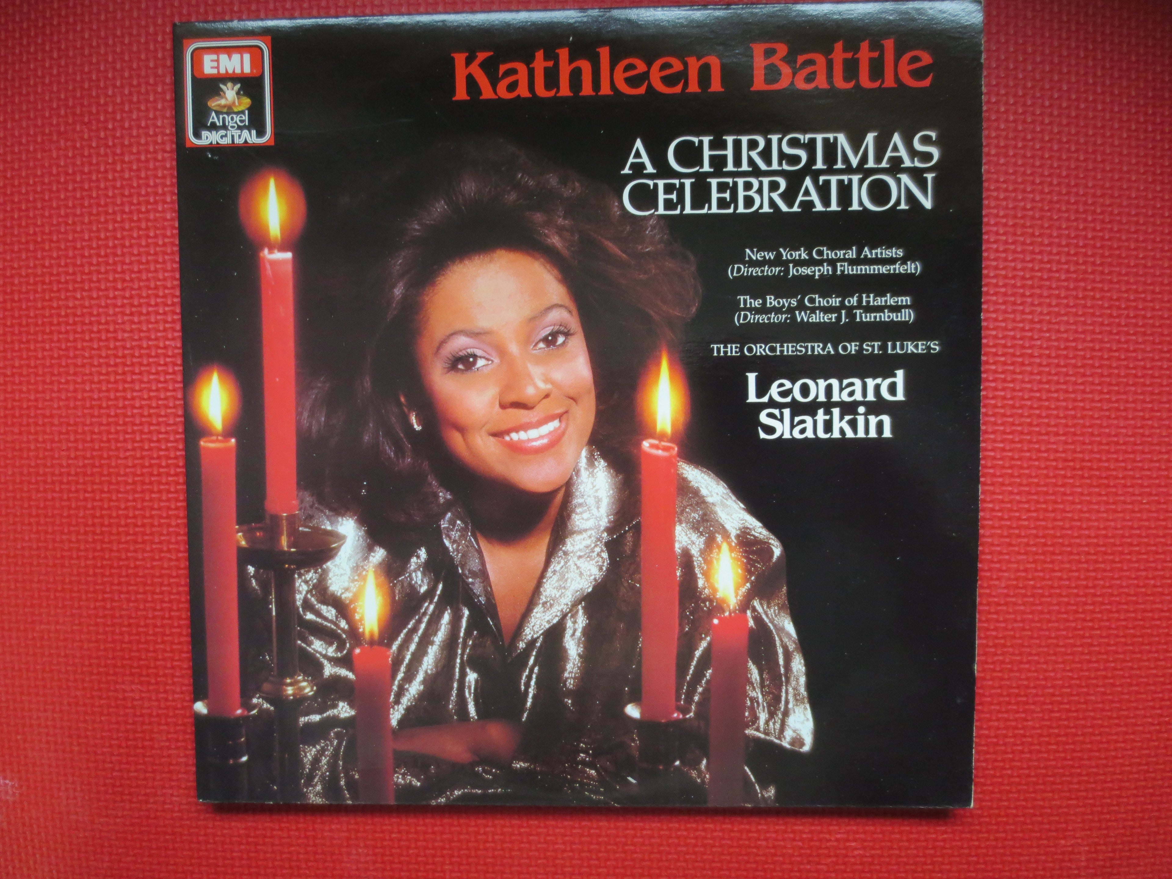KATHLEEN BATTLE, Christmas Celebration, Vintage Album, 1986 Record, Vinyl Lp