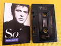 PETER GABRIEL, So, Rock Album, 1986 Cassette Tape, Vintage Cassette