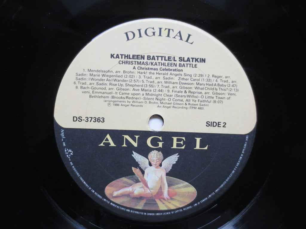 KATHLEEN BATTLE, Christmas Celebration, Vintage Album, 1986 Record, Vinyl Lp