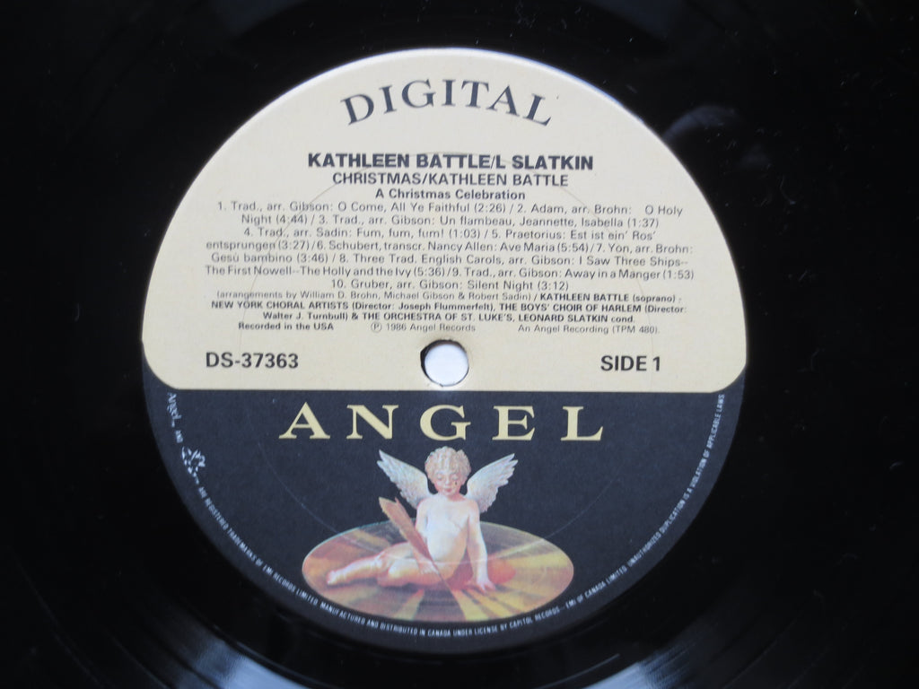 KATHLEEN BATTLE, Christmas Celebration, Vintage Album, 1986 Record, Vinyl Lp