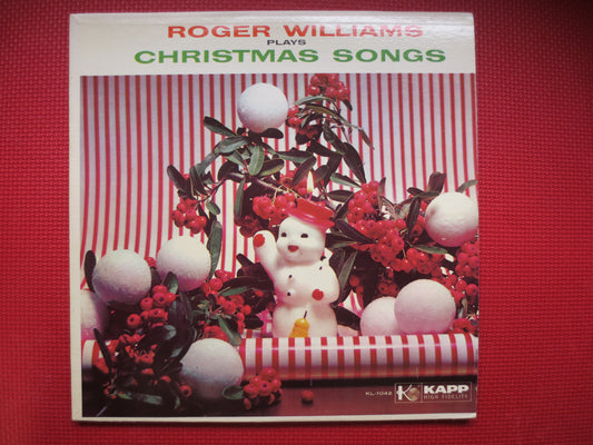 ROGER WILLIAMS, CHRISTMAS Songs, Roger Williams Album, Christmas Record, Roger Williams Lp, Christmas Album, 1956 Records