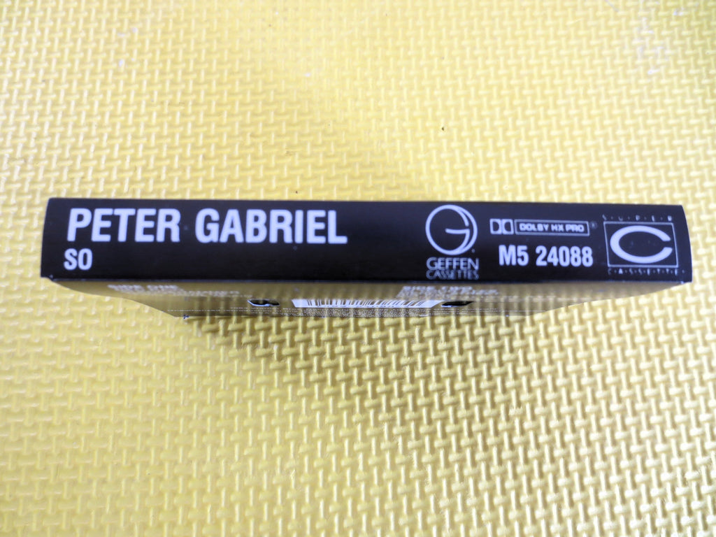 PETER GABRIEL, So, Rock Album, 1986 Cassette Tape, Vintage Cassette
