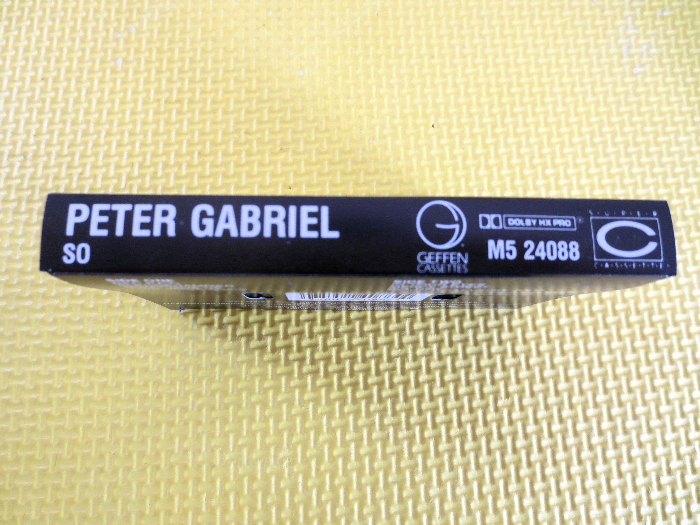 PETER GABRIEL, So, Rock Album, 1986 Cassette Tape, Vintage Cassette