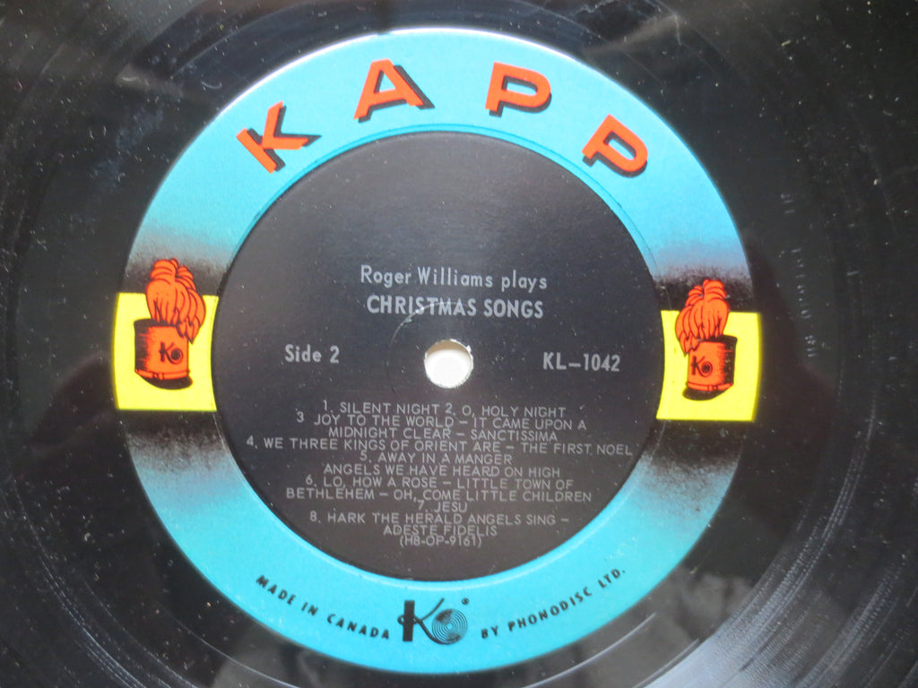 Roger Williams – Christmas Songs (1956) Vinyl LP