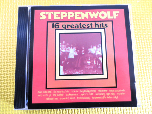 STEPPENWOLF, GREATEST Hits, STEPPENWOLF Cd, Steppenwolf Album, Steppenwolf Songs, Steppenwolf Lp, Rock Cd, Cd, Vintage Cd, 1985 Compact Disc