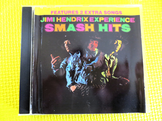 JIMI HENDRIX, Smash HITS, Jimi Hendrix Cd, Jimi Hendrix Album, Jimi Hendrix Songs, Jimi Hendrix Lp, Rock Cd, Vintage Cd, 1985 Compact Disc